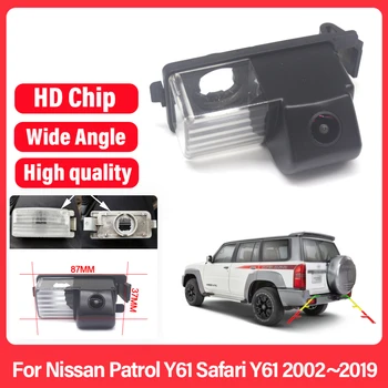 Galinio vaizdo Kamera Nissan Patrol Y61 Safari Y61 2002~2016 2017 2018 2019 HD CCD Naktinio Matymo Atvirkštinio Atsarginės automobilio Parkavimo Kamera