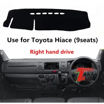 TAIJS gamyklos aukštos kokybės Flanelė prietaisų skydelio dangtelis Toyota Hiace (9seats) Dešinės pusės ratai